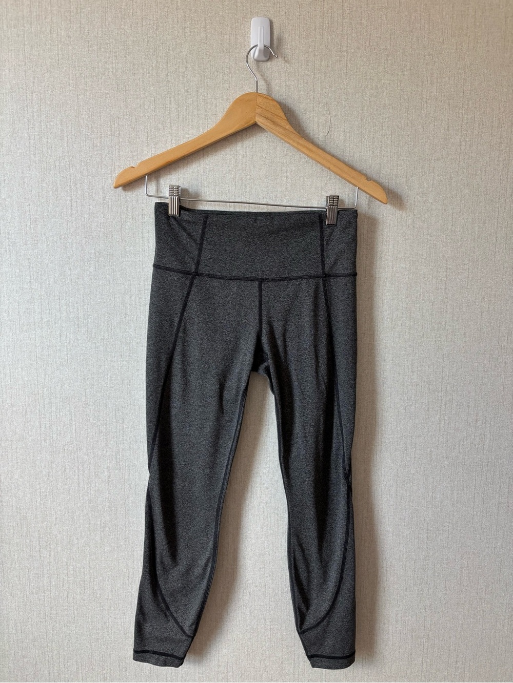 Athleta Charcoal Gray High-Waist Leggings